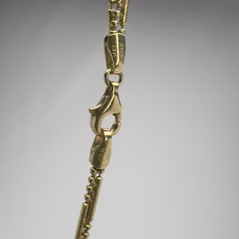 Gold Three Strand Necklace