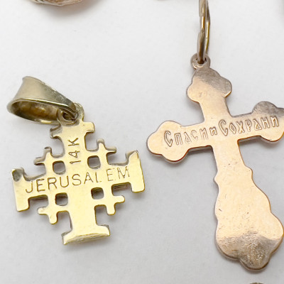 Gold Jewelry Pieces, Group of 10