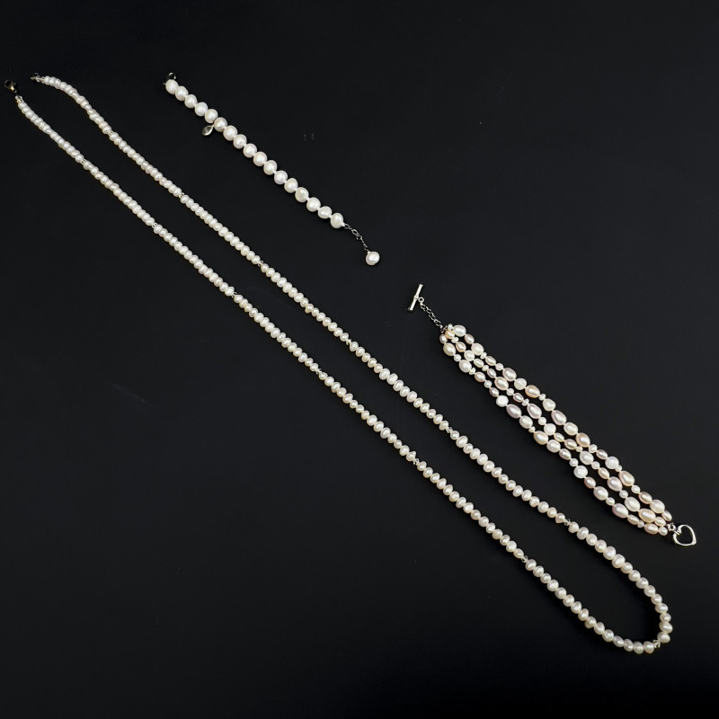 Pearl Jewelry, Group of 3