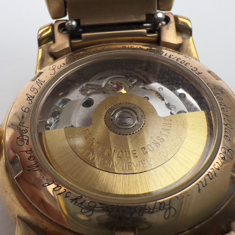 Frédérique Constant - Diamond Bezel Double Heart Beat Automatic Ladies Watch