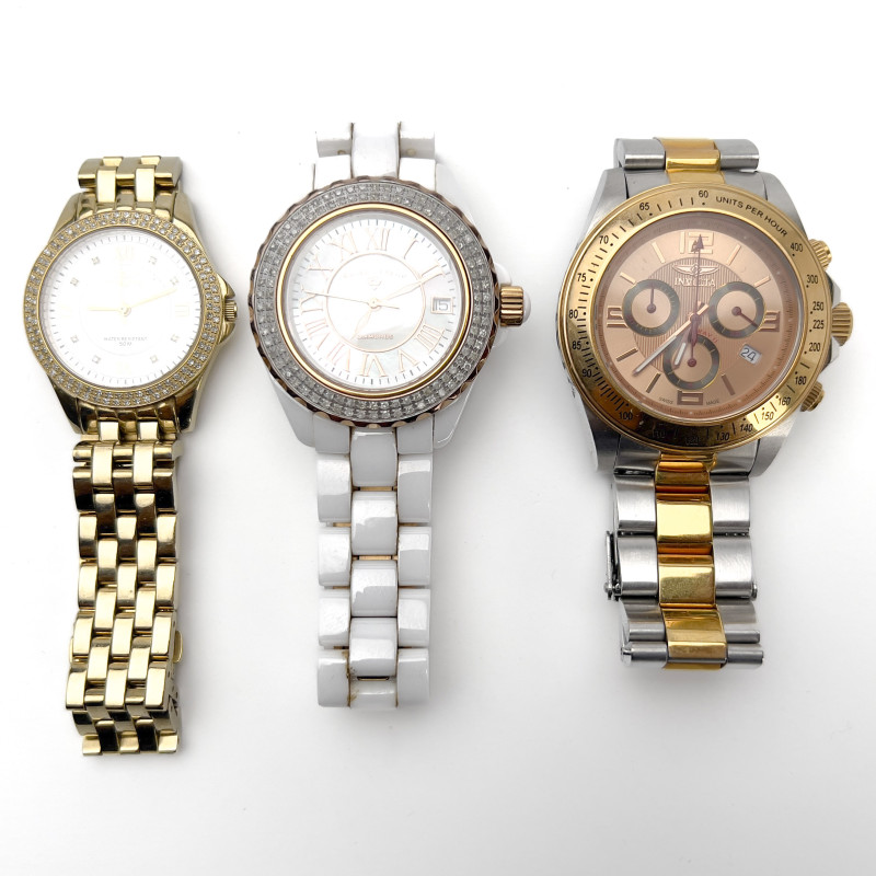 Adee Kaye and Invicta - Group of Four Watches