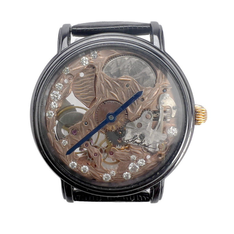 Nkiru - Diamond Skeleton Watch