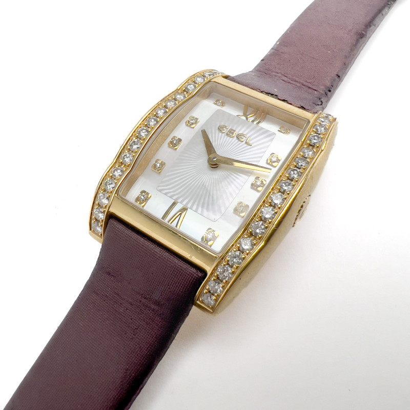 Ebel - Gold and Diamond Bezel Tarawa Watch