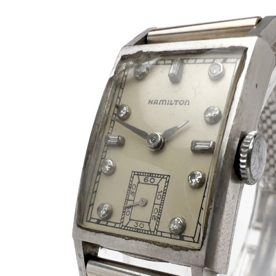 Hamilton Watch &amp; Co - Platinum, Diamond, and White Gold Watch