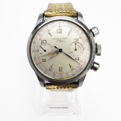 Image for Lot Record Watch Co. Geneve Chronograph Watch