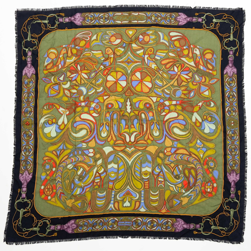 Hermès - Cashmere and Silk Scarves, Group of 3