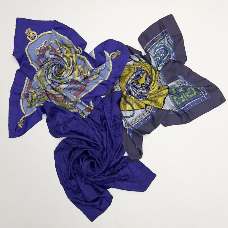 Hermès - Silk Scarves, Group of 3