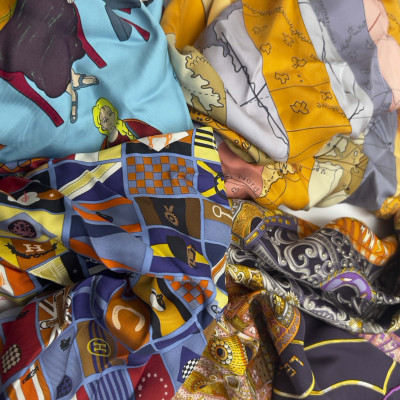 Hermès - Silk Scarves, Group of 4