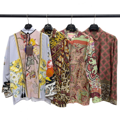 Image for Lot Etro - Patterned Silk Shirts, Group of 4