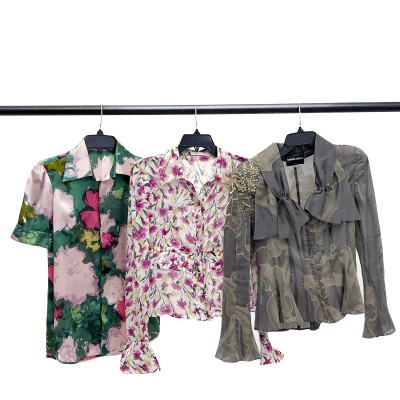 Image for Lot Giorgio Armani, Valentino, & Balenciaga - Silk Shirts