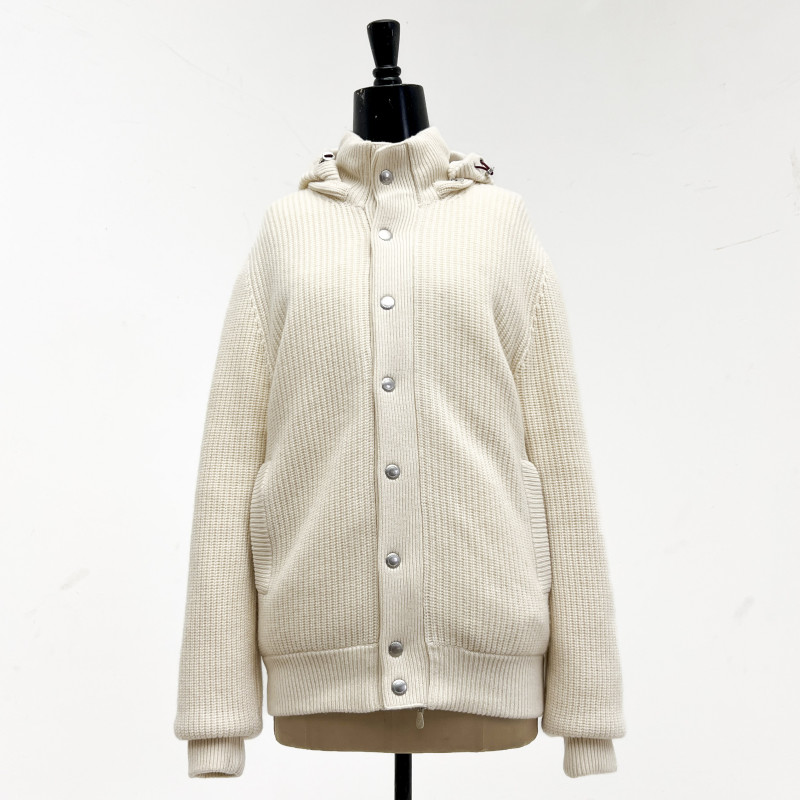Brunello Cucinelli - Knit Cashmere Hooded Jacket