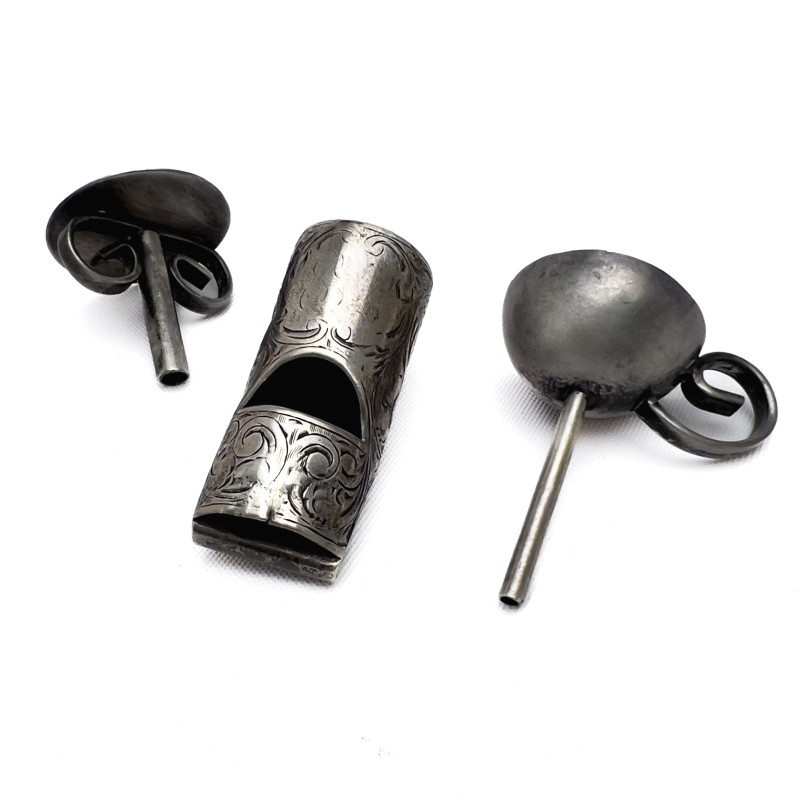 Silver Desk Articles, Group of 6