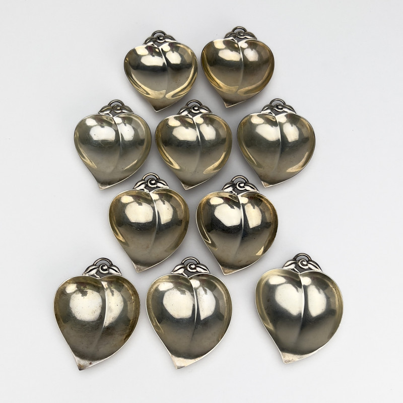 Tiffany &amp; Co. - Silver Nut Bowls, Group of 10