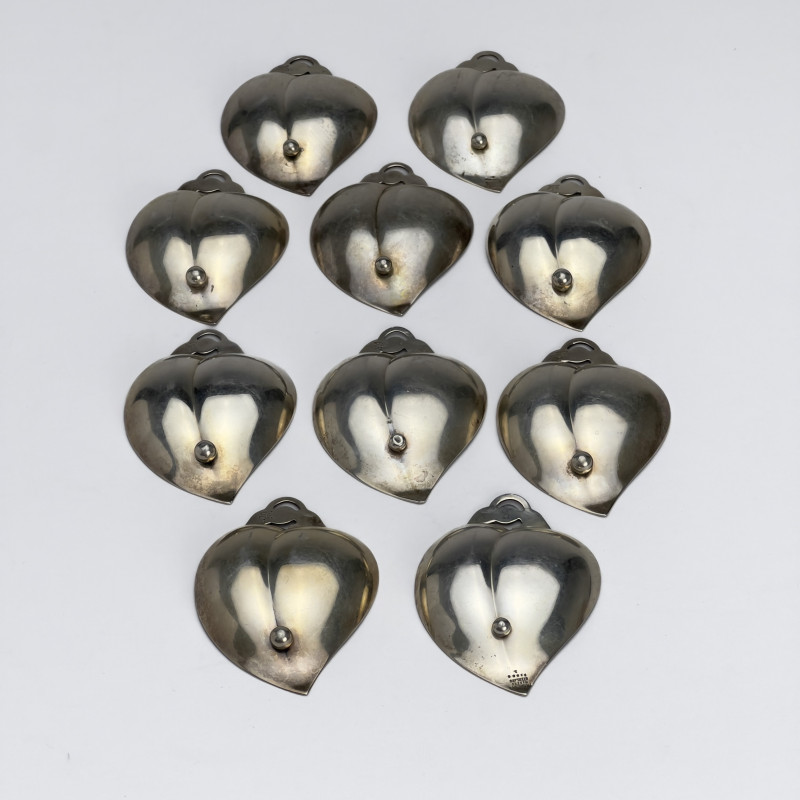 Tiffany &amp; Co. - Silver Nut Bowls, Group of 10