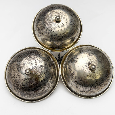 Silver Three Sectioned Nut Bowl