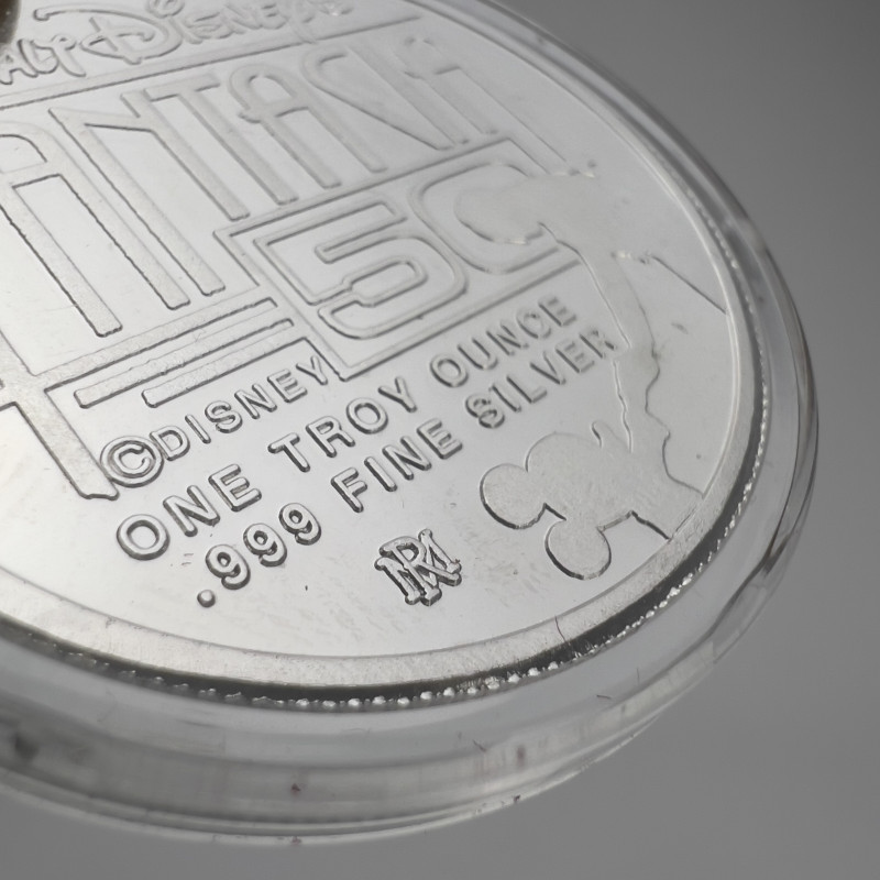 Five Silver Coins including Disney Commemoratives