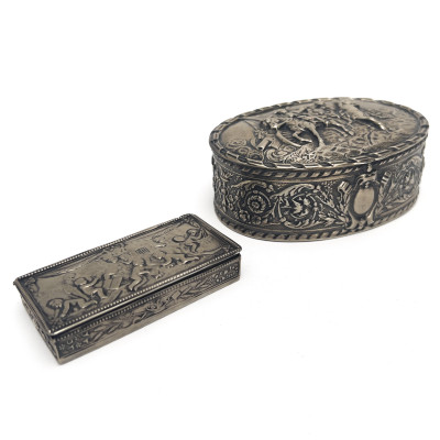 Image for Lot Two German Silver Boxes