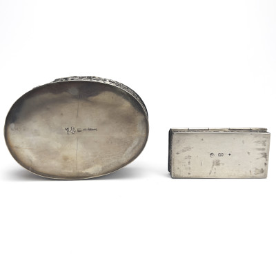 Two German Silver Boxes