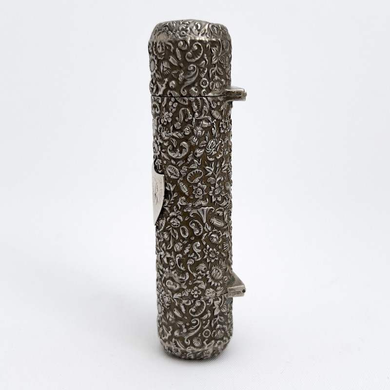 English Silver Victorian Vinaigrette