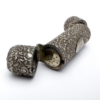 English Silver Victorian Vinaigrette