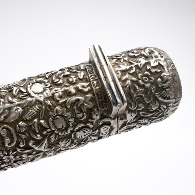 English Silver Victorian Vinaigrette