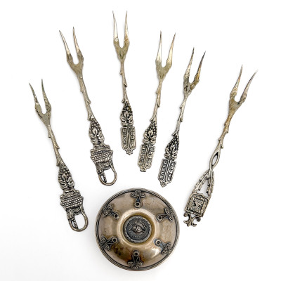 Image for Lot Silver Judaica Items