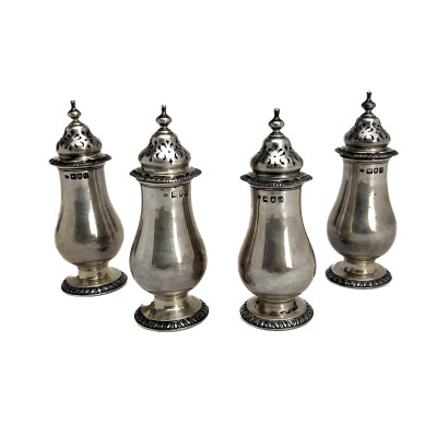 Garrard - Four Silver Sugar Shakers
