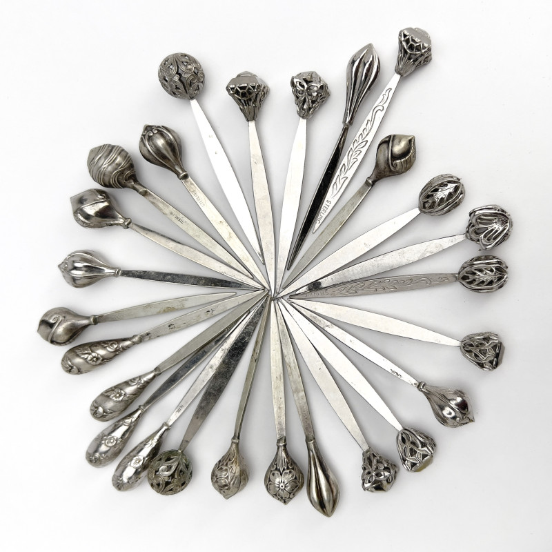 Silver Appetizer Picks, Group of 26