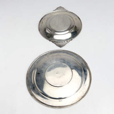Two Silver Underplates