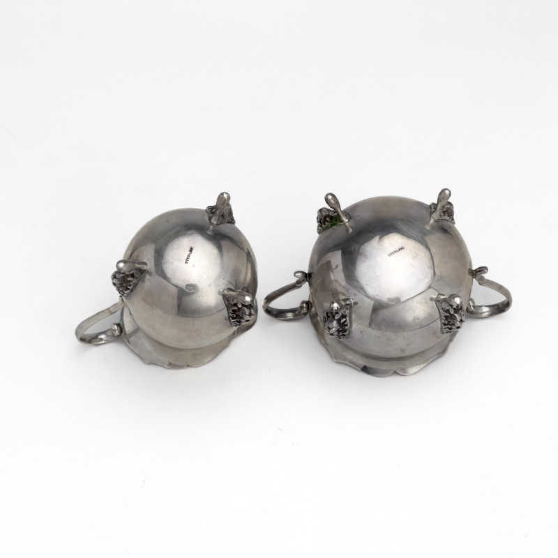 Silver Sugar and Creamer