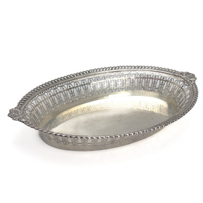 Image for Lot Silver Bread Basket