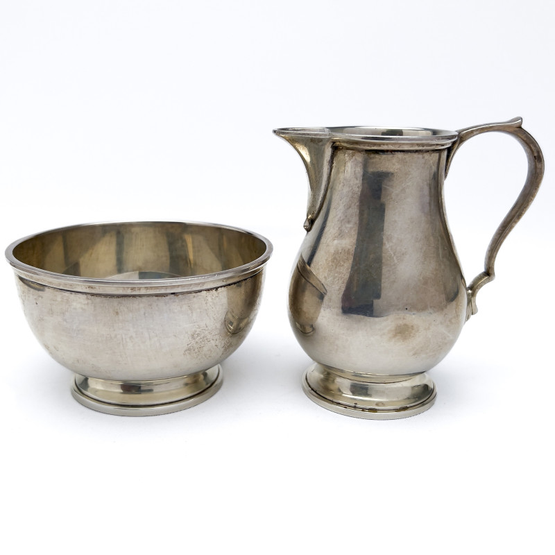 Tiffany &amp; Co. - Silver Sugar and Cream Set with Tray