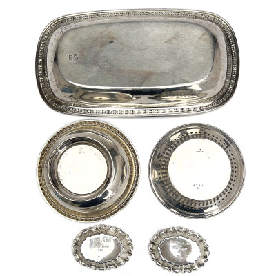 Silver Dishes, Group of 5