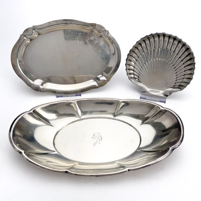 Image for Lot Three Silver Trays