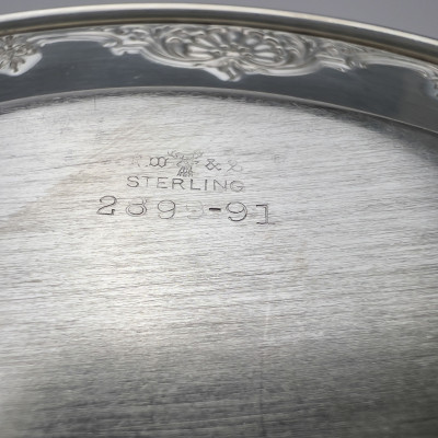 R. Wallace &amp; Sons - Silver Sir Christopher Plates, Set of 12