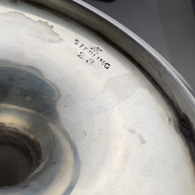 Reed &amp; Barton - Silver Cocktail Stemware Service for 12