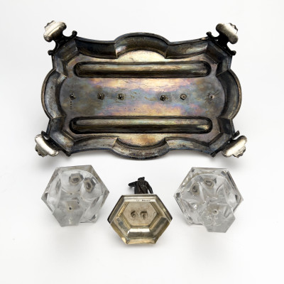 Edward Barnard &amp; Sons - Victorian Silver Inkwell