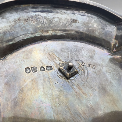 Edward Barnard &amp; Sons - Victorian Silver Inkwell