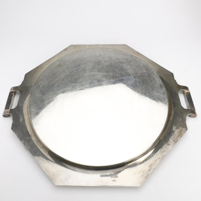 Gorham - Monumental Octagonal Silver Serving Tray