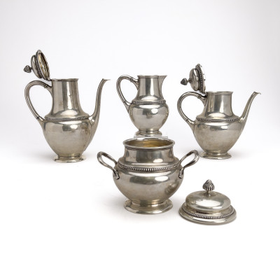 Wolfers Frères - Silver Coffee and Tea Service