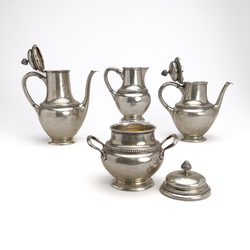 Wolfers Frères - Silver Coffee and Tea Service