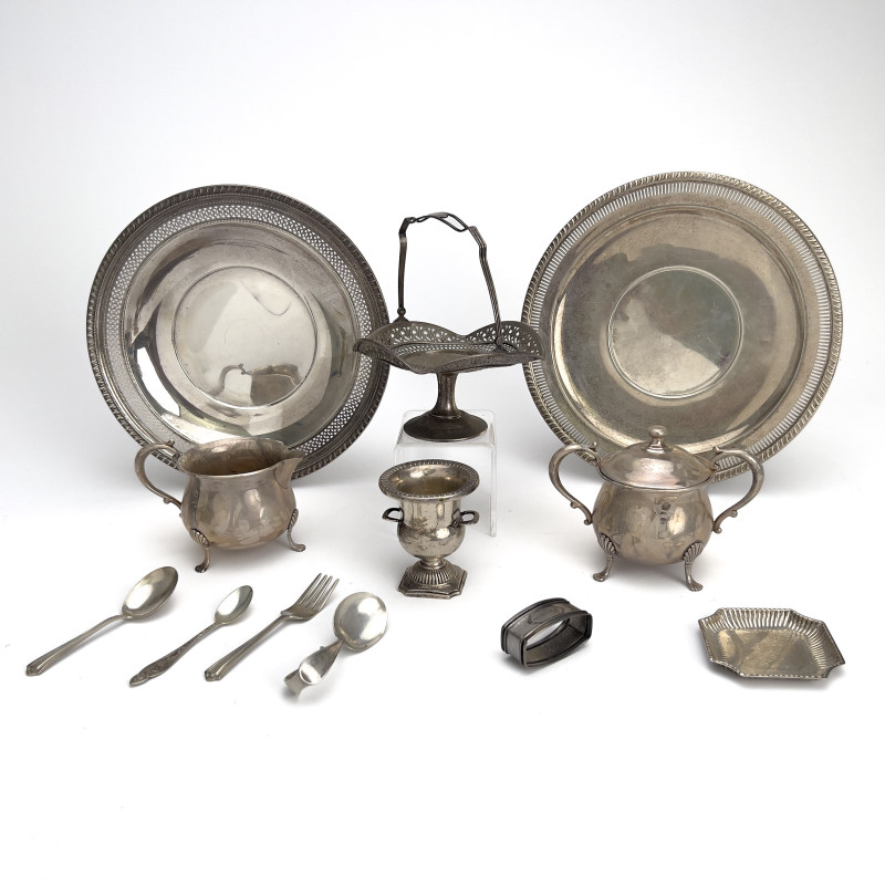 Silver Tableware Accessories, Group of 12