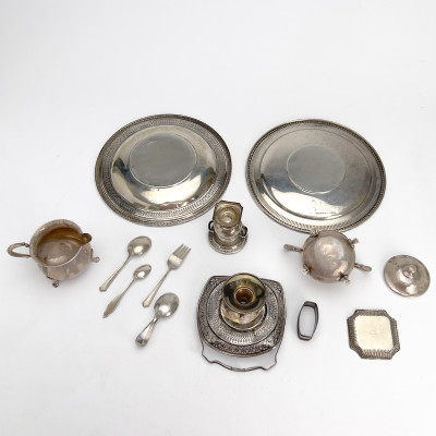 Silver Tableware Accessories, Group of 12