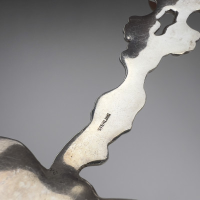 Three Large Ornate Silver Serving Pieces