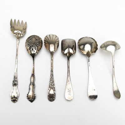 Silver Flatware, Group of 6