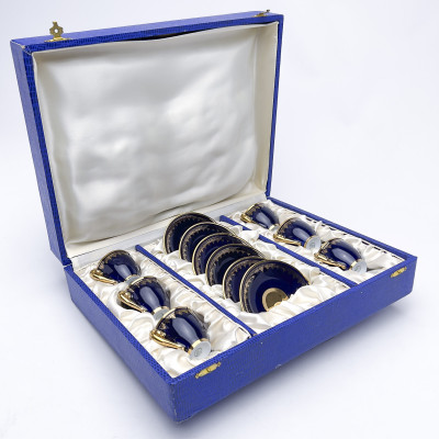 Limoges Demitasse Coffee Service, Set of 15