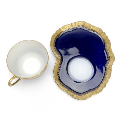 Limoge Cups and Saucers, Group of 23