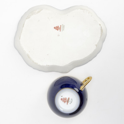 Limoge Cups and Saucers, Group of 23