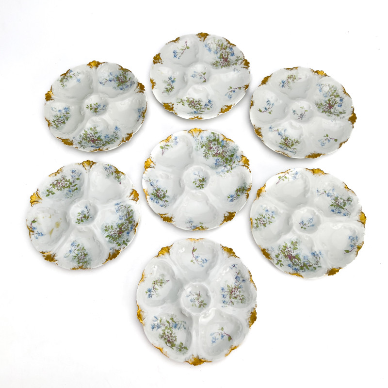 Charles Field Haviland - Limoges Oyster Plates, Set of 12