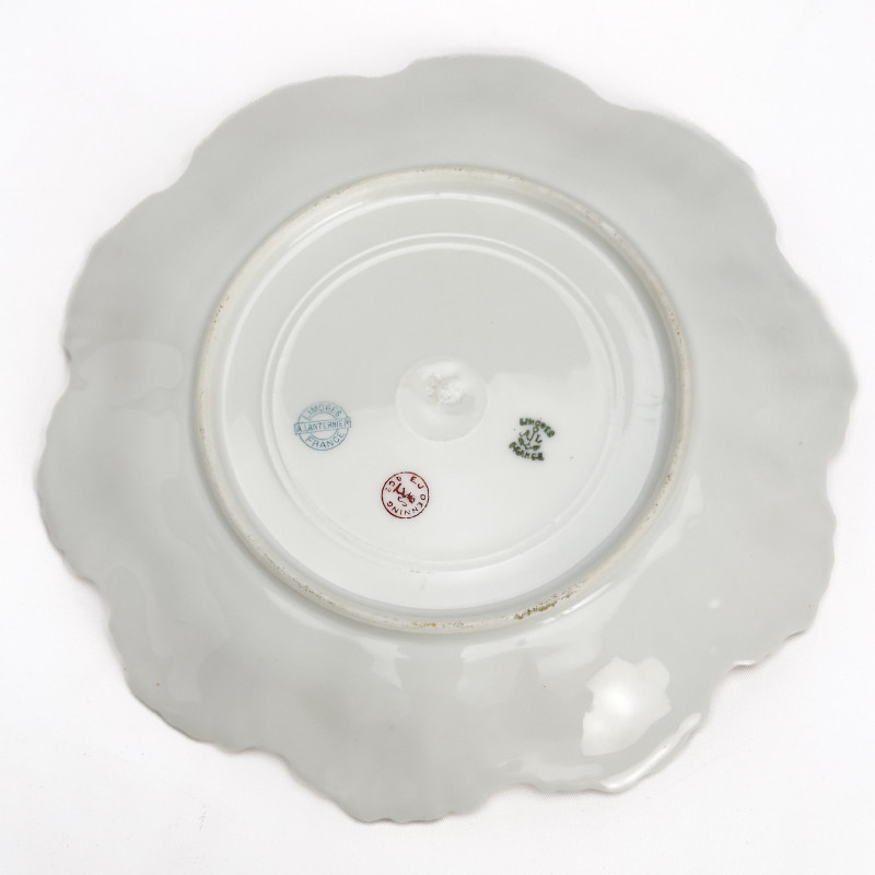 Lanternier &amp; Co - Limoge Fish in Net Plates, Set of 12